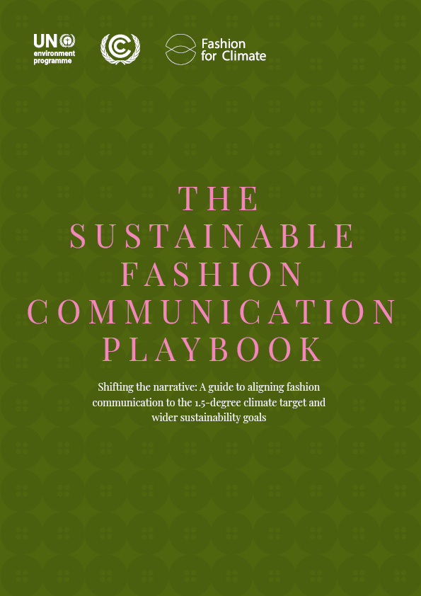 sustainable fashion communication playbook